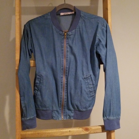 Justfab lightweight denim jacket XS - Picture 1 of 7